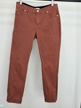 78 & Sunny Slim-Rise Skinny Jeans in Rust by GNNY
